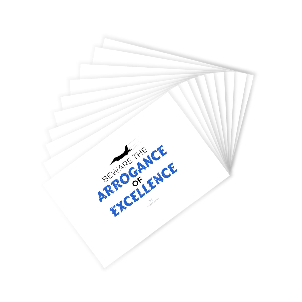 "Arrogance of Excellence" Postcards (10pcs)