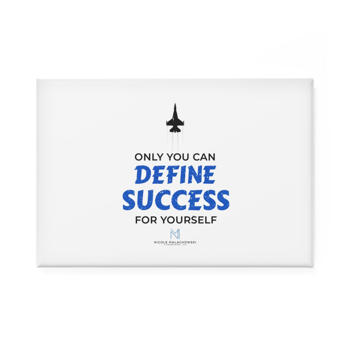 "Define Success" Button Magnet, Rectangle