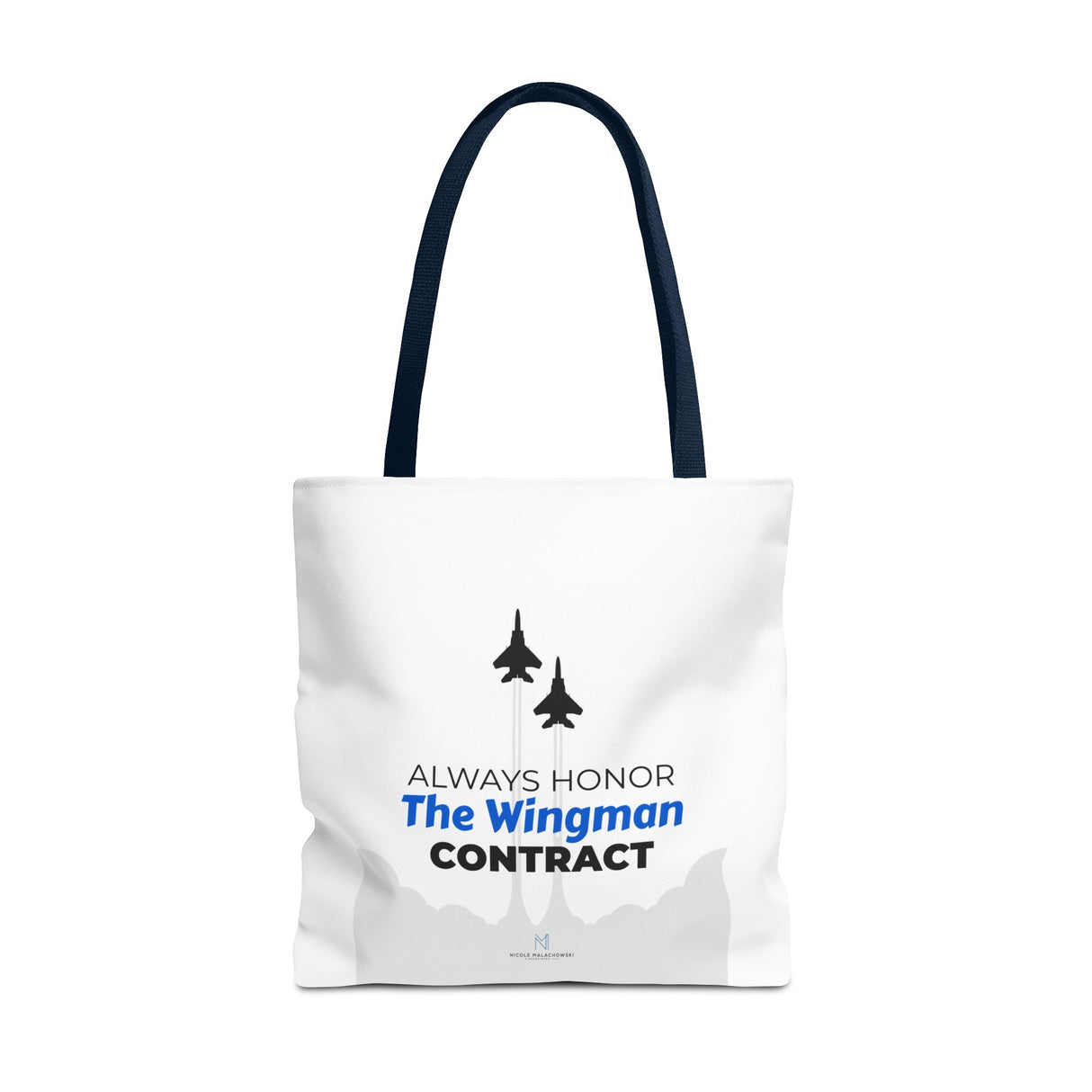 "The Wingman Contract" Reusable Shopping Tote Bag