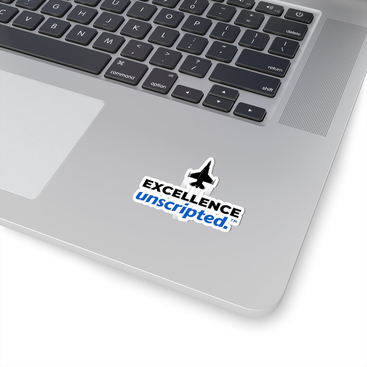 "Excellence Unscripted" Kiss-Cut Sticker
