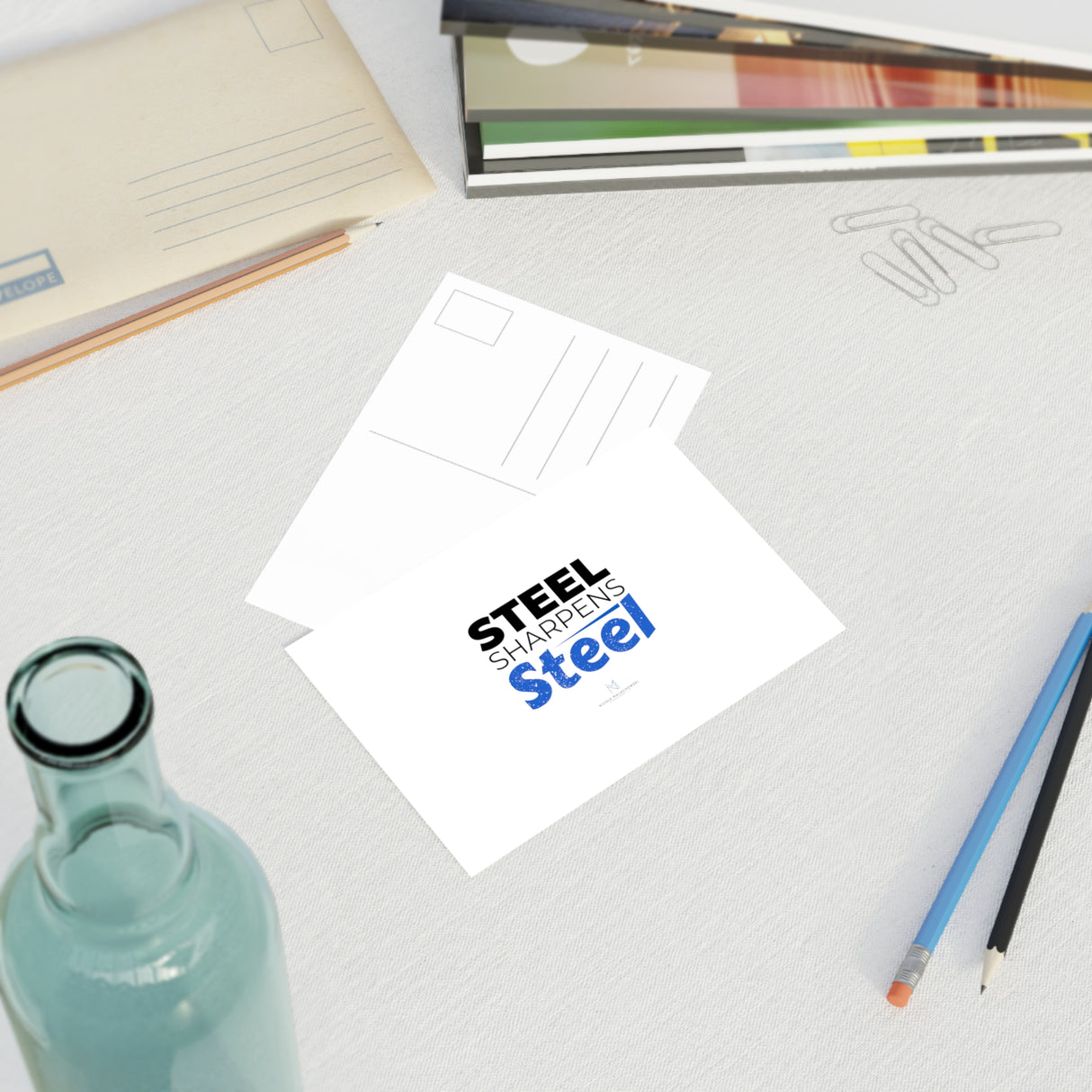 "Steel Sharpens Steel" Postcards (10pcs)