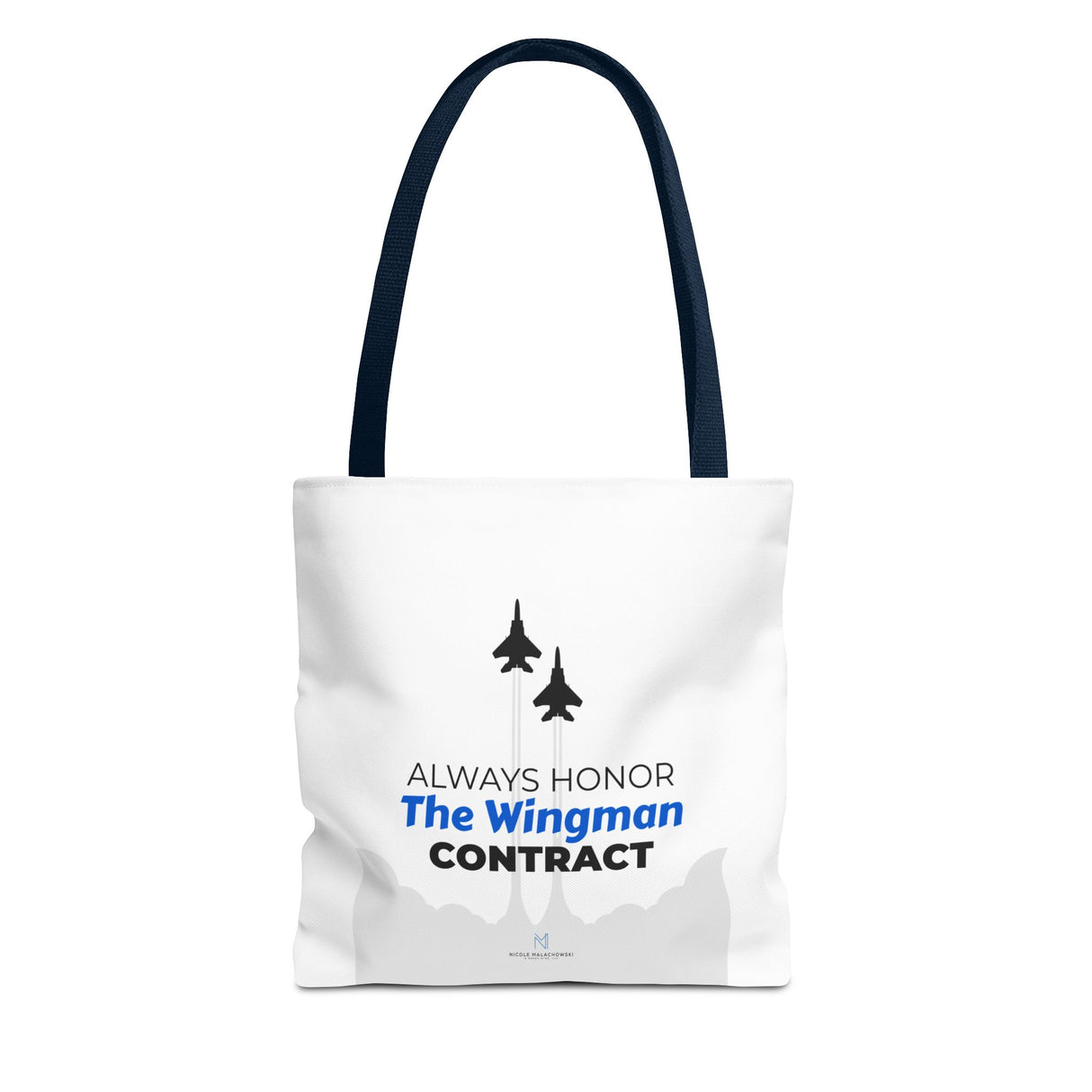 "The Wingman Contract" Reusable Shopping Tote Bag