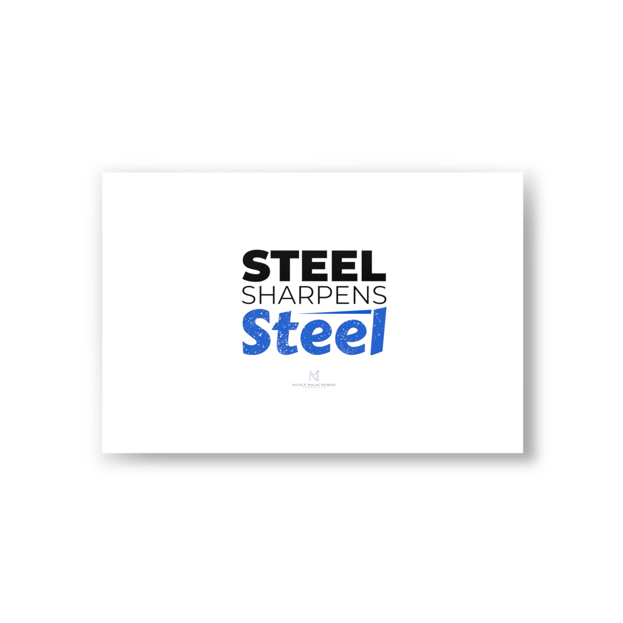 "Steel Sharpens Steel" Postcards (10pcs)