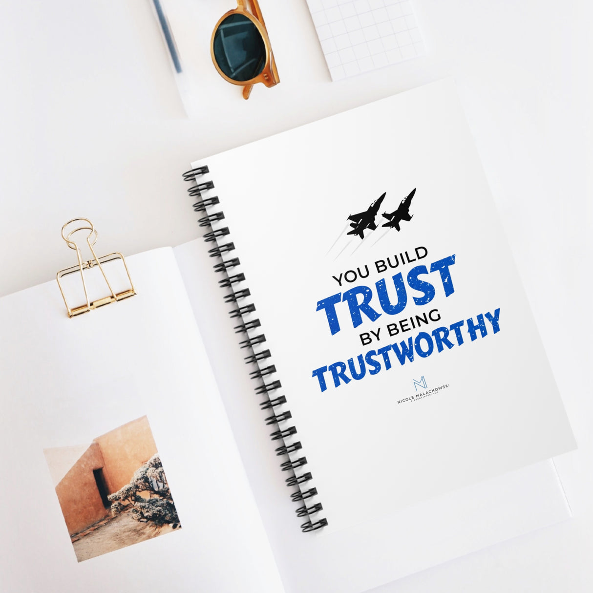 "Trustworthy" Spiral Notebook