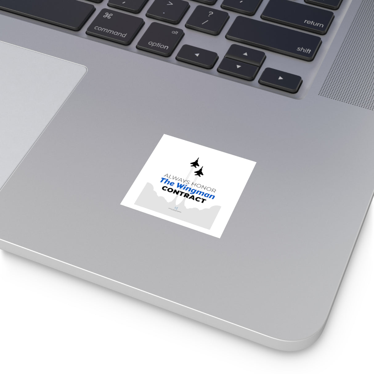 "Wingman Contract" Square Stickers, Indoor/Outdoor