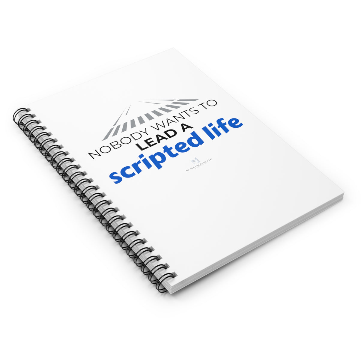 "Scripted Life" Spiral Notebook