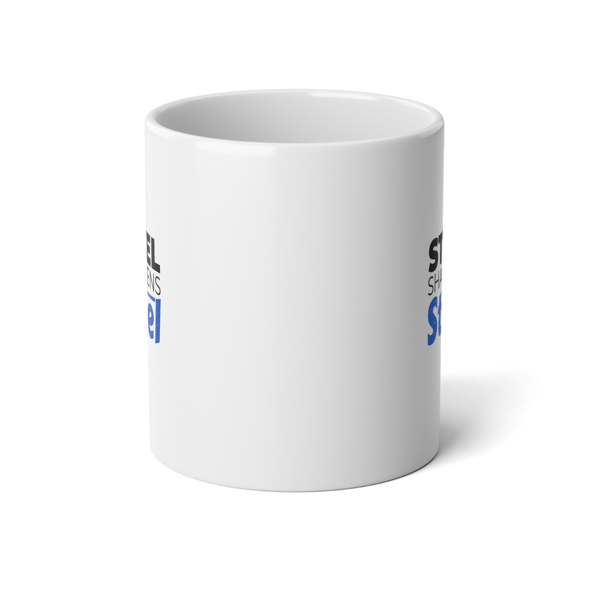 "Steel Sharpens Steel" Jumbo Mug, 20oz