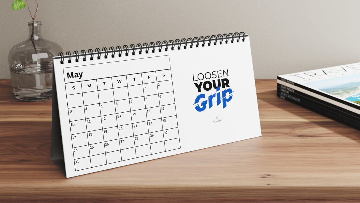 Desktop Quote Calendar 2026 — Corporate Logo Desk Calendar