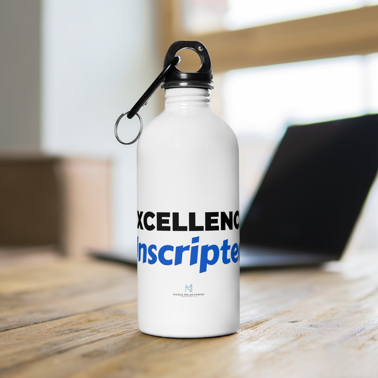 "Excellence Unscripted" Stainless Steel Water Bottle
