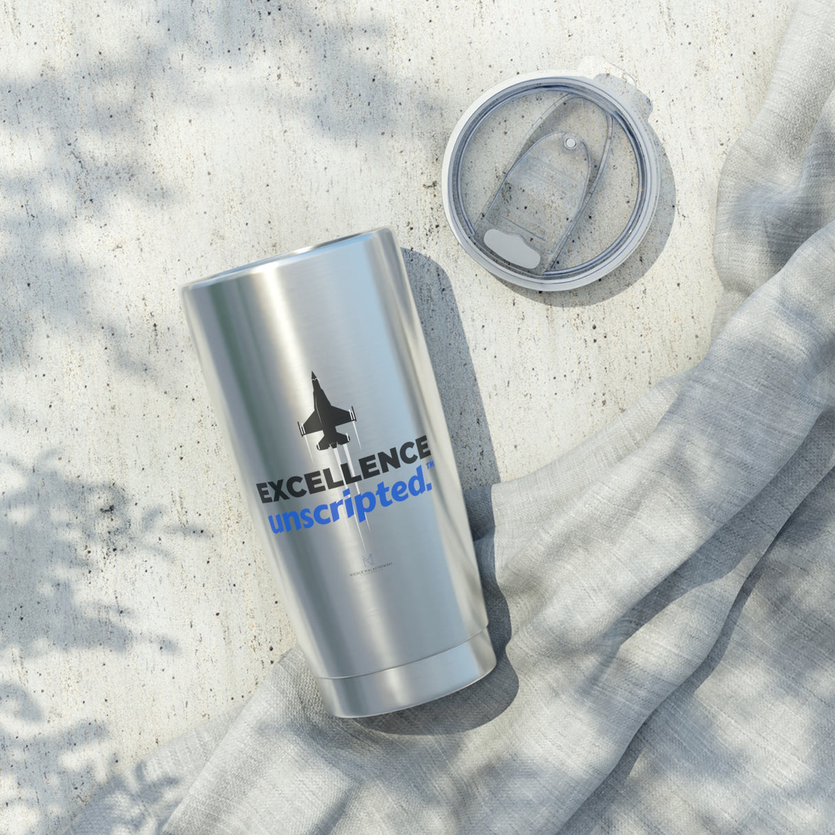 "Excellence Unscripted II" 20oz SilverTumbler