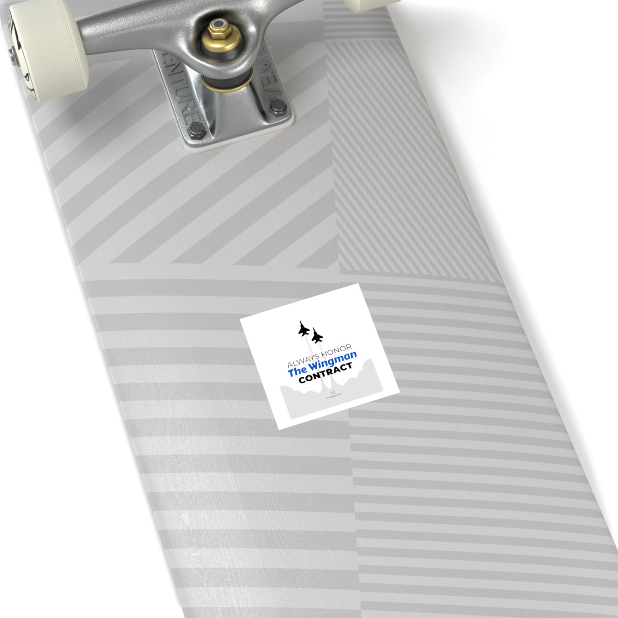 "Wingman Contract" Square Stickers, Indoor/Outdoor