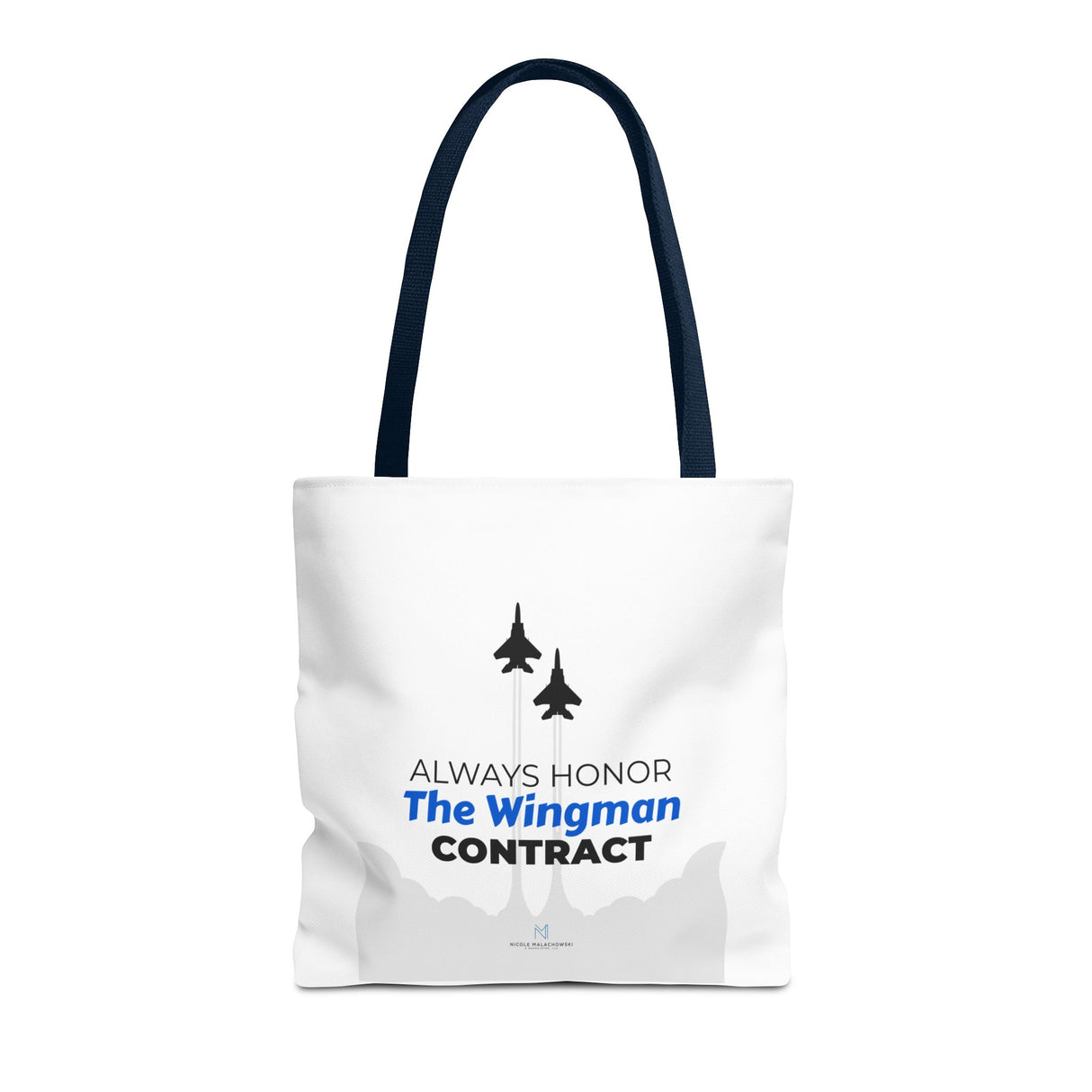 "The Wingman Contract" Reusable Shopping Tote Bag