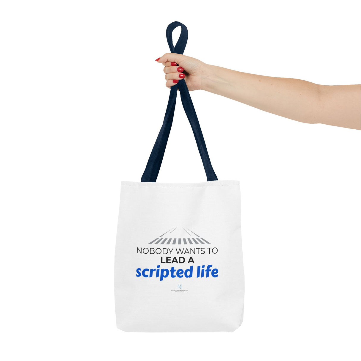 "Scripted Life" Reusable Shopping Tote Bag