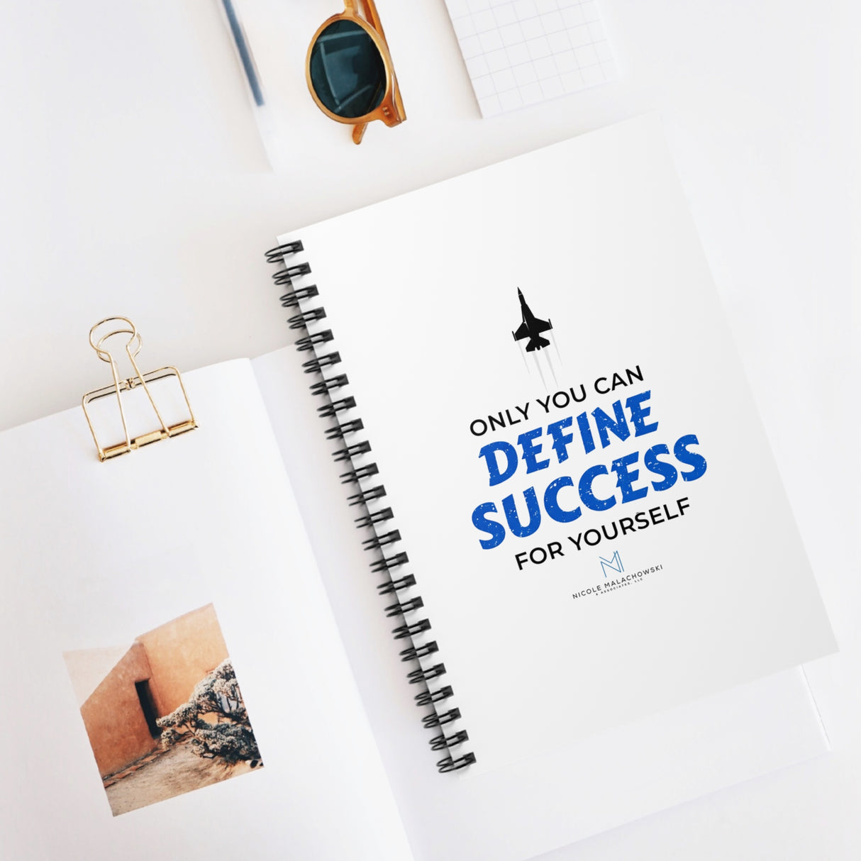 "Define Success" Spiral Notebook