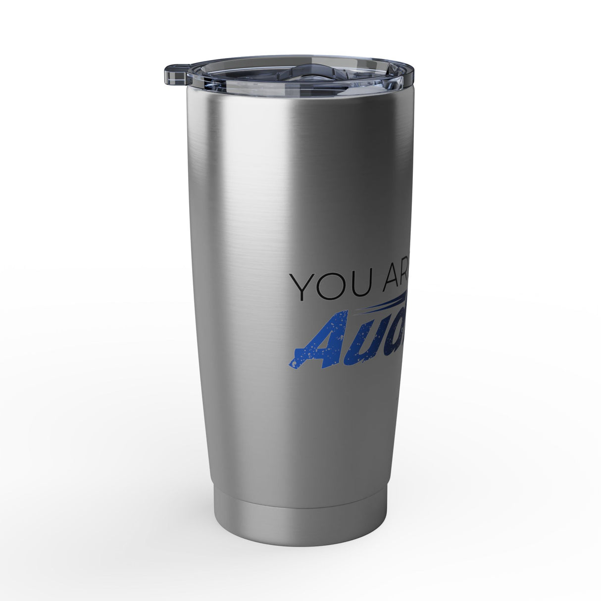 "Not My Audience" 20oz Silver Tumbler