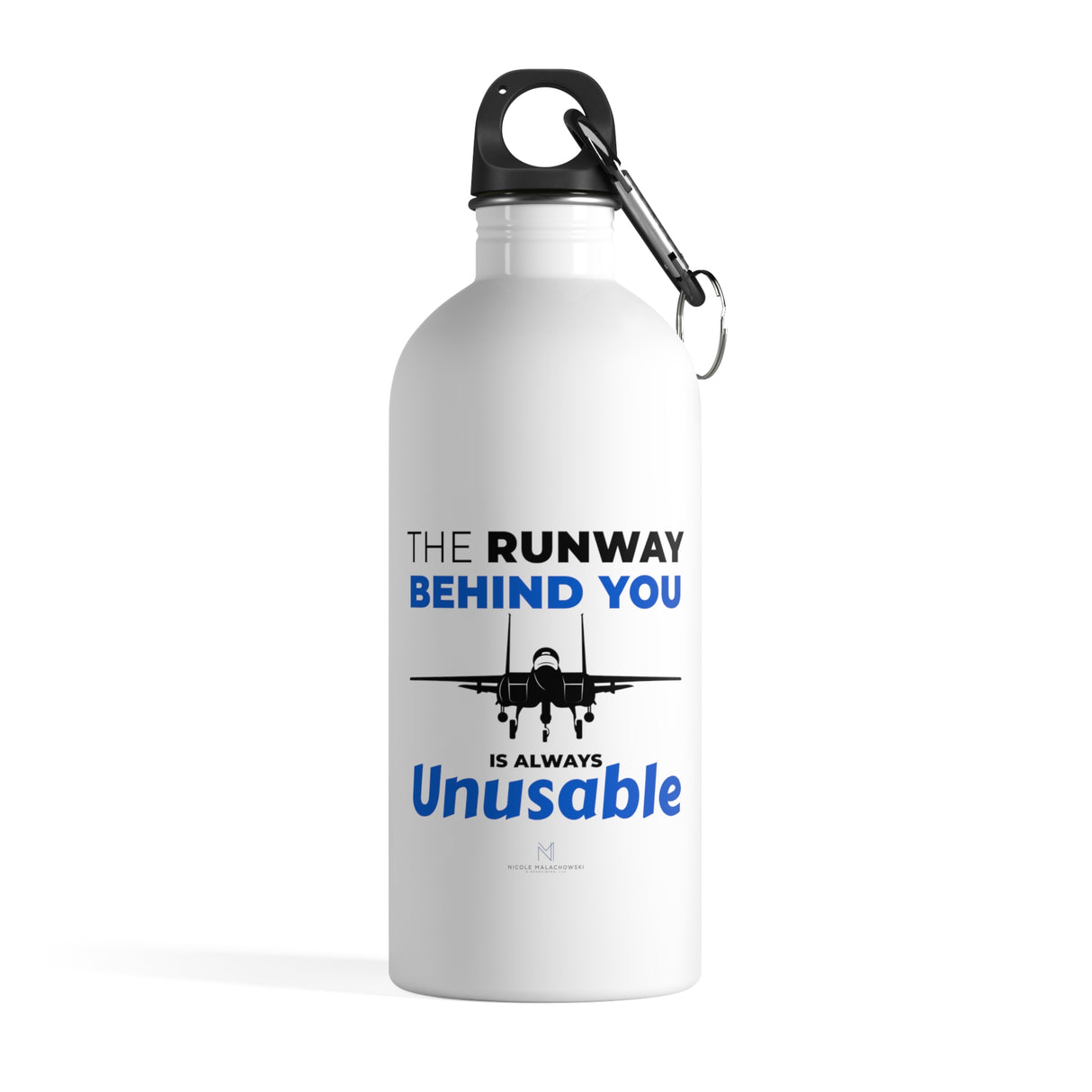 "Runway Behind You" II Stainless Steel Water Bottle