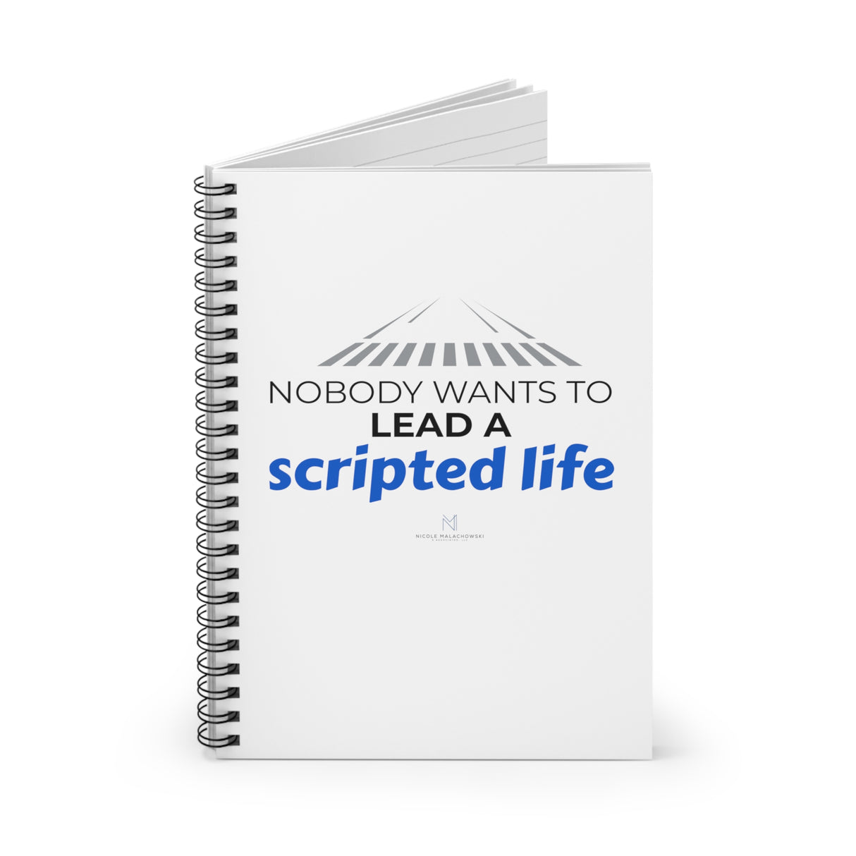 "Scripted Life" Spiral Notebook