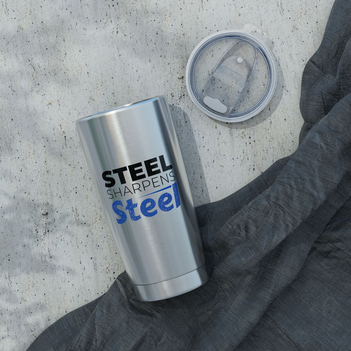 "Steel Sharpens Steel" 20oz Tumbler