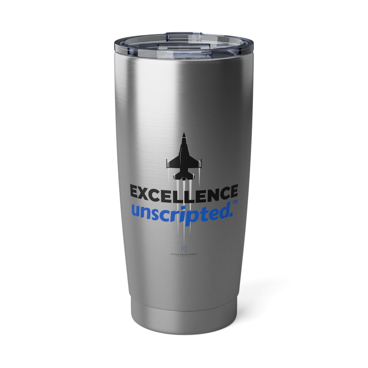 "Excellence Unscripted II" 20oz SilverTumbler