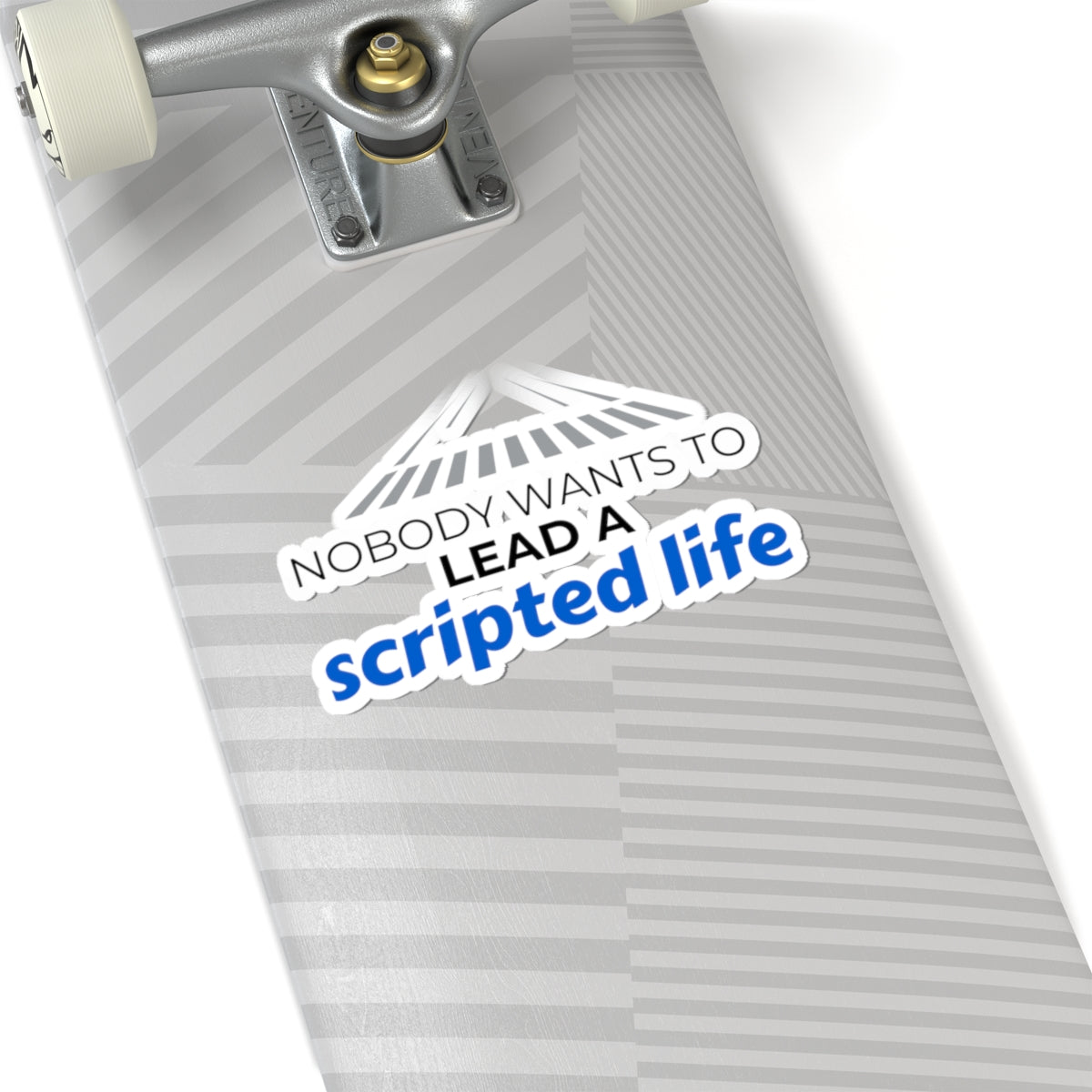 "Scripted Life" Kiss-Cut Sticker