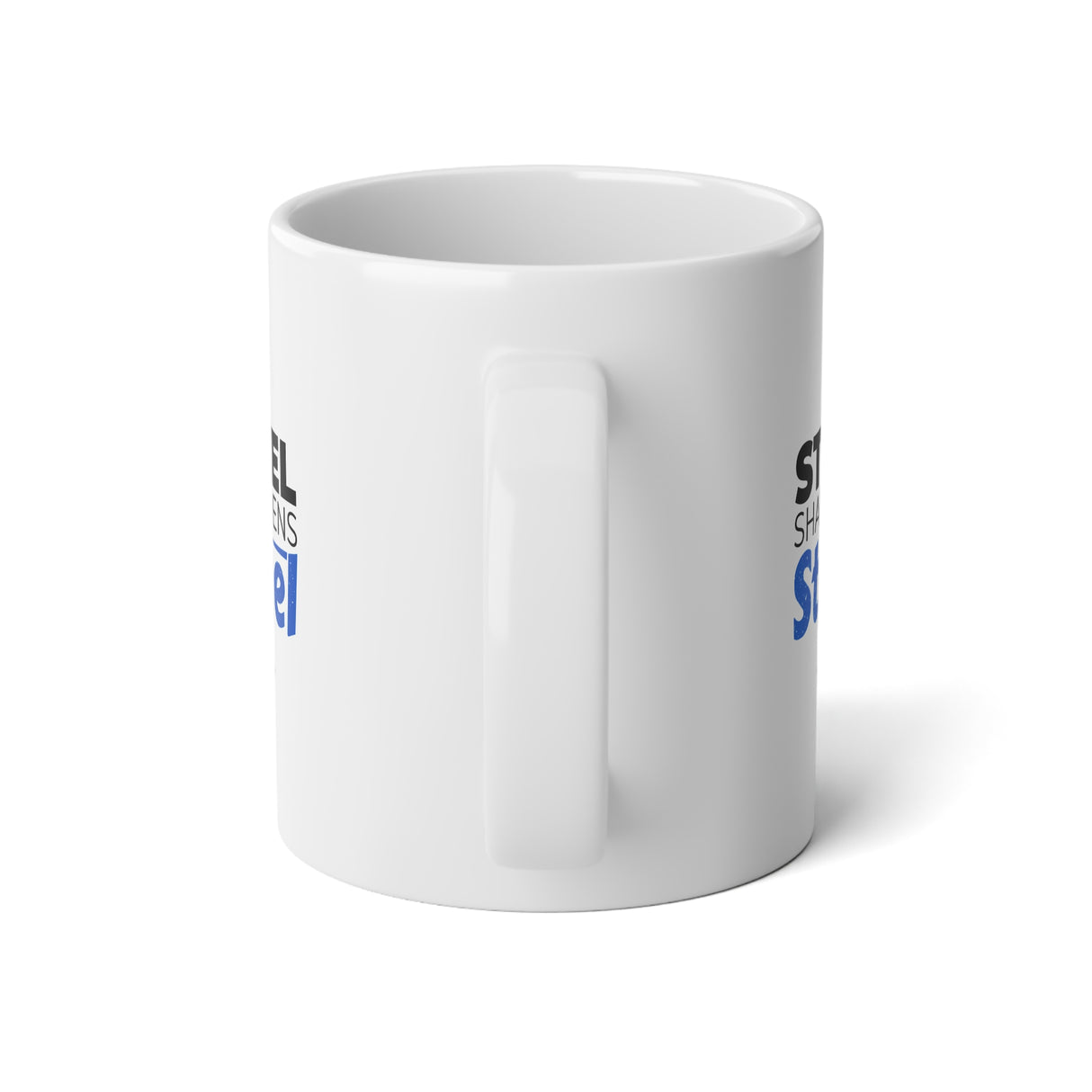 "Steel Sharpens Steel" Jumbo Mug, 20oz