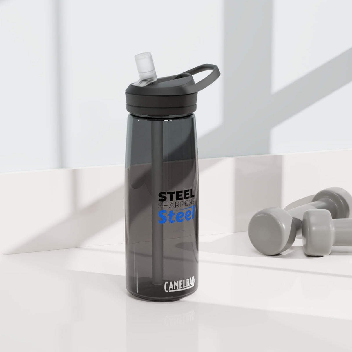 "Steel Sharpens Steel" CamelBak Eddy®  Water Bottle, 25oz