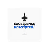 "Excellence Unscripted" II Square Magnet