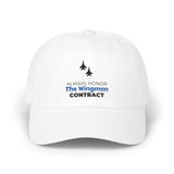 "Honor The Wingman Contract" Dad Cap
