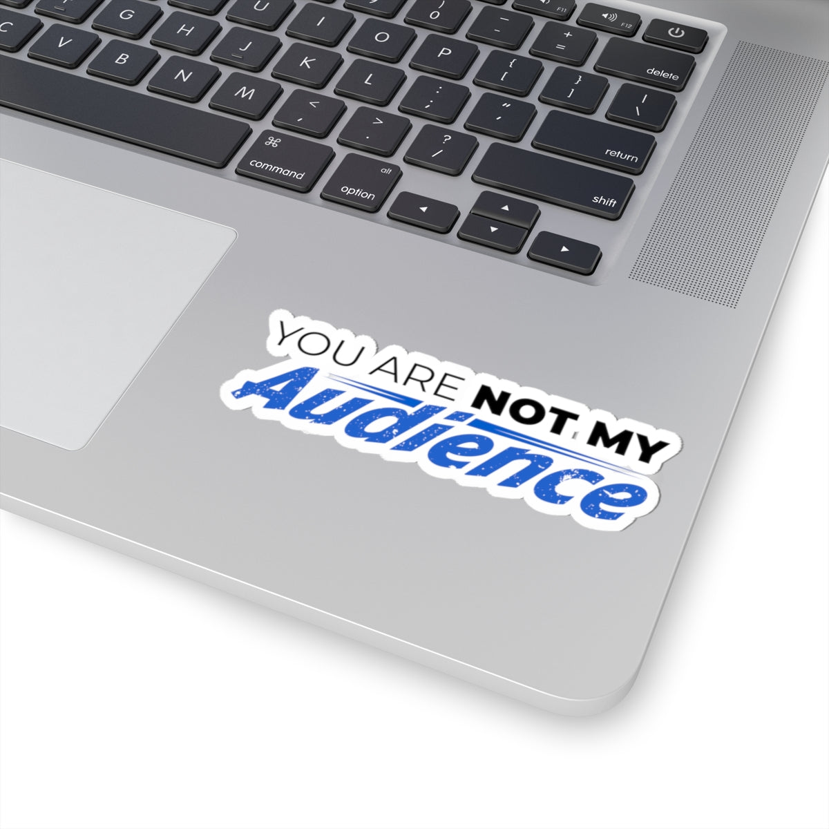 "Not My Audience" Kiss-Cut Sticker