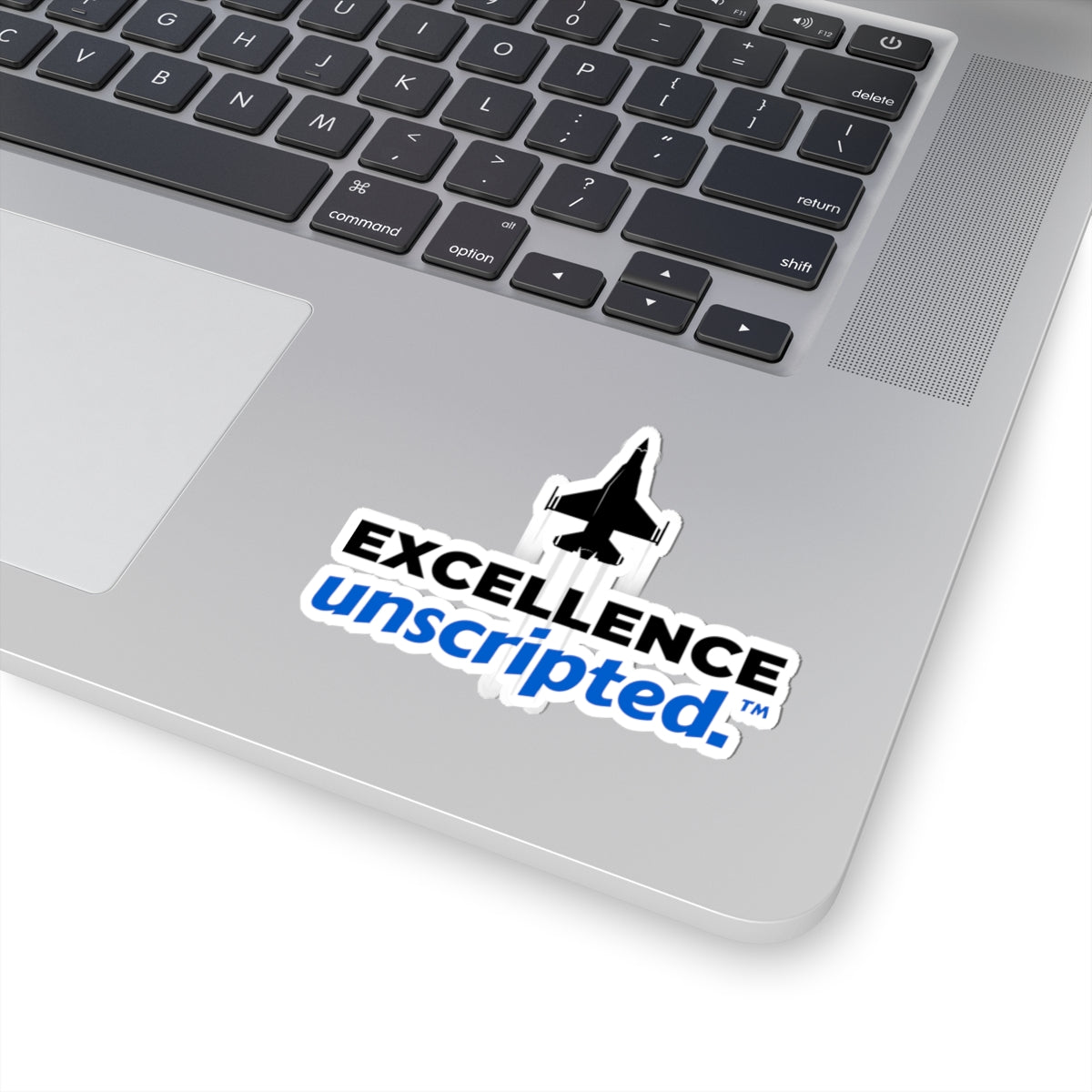"Excellence Unscripted" Kiss-Cut Sticker