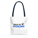 "Yield To Overcome" Reusable Shopping Tote Bag