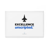 "Excellence Unscripted" (Version 2)  Button Magnet, Rectangle