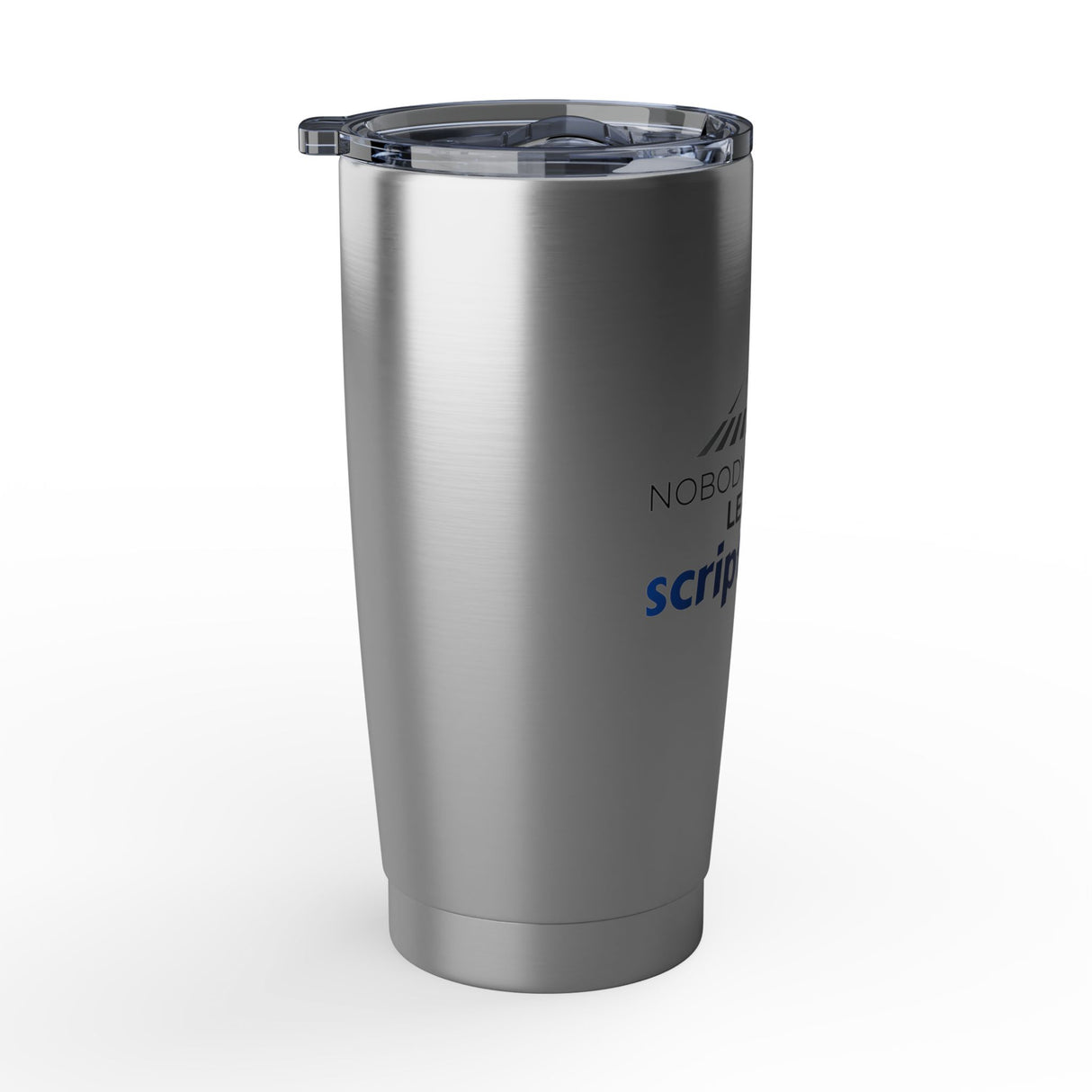 "No One Wants to Lead a Scripted Life" 20oz Silver Tumbler