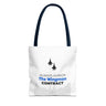 "The Wingman Contract" Reusable Shopping Tote Bag
