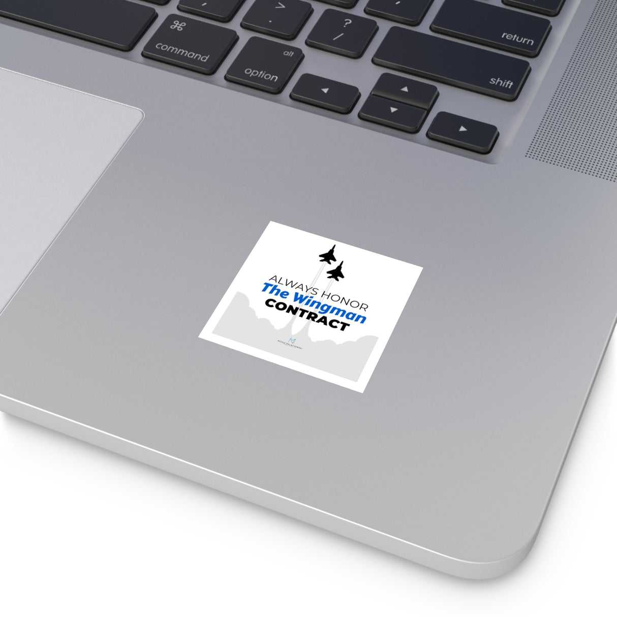 "Wingman Contract" Square Stickers, Indoor/Outdoor