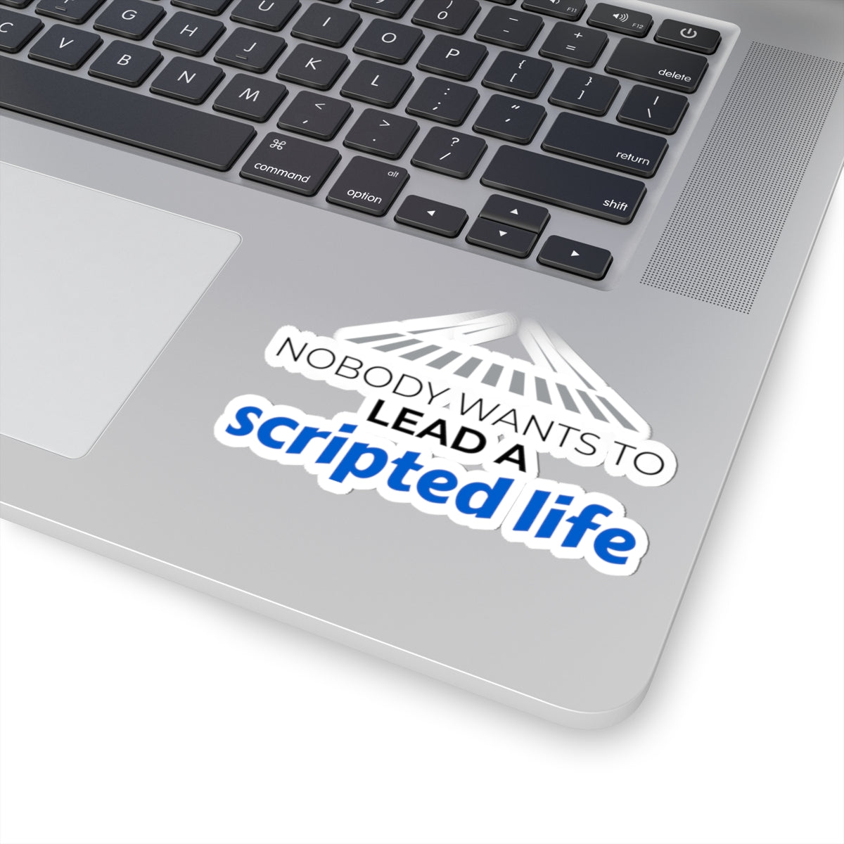 "Scripted Life" Kiss-Cut Sticker