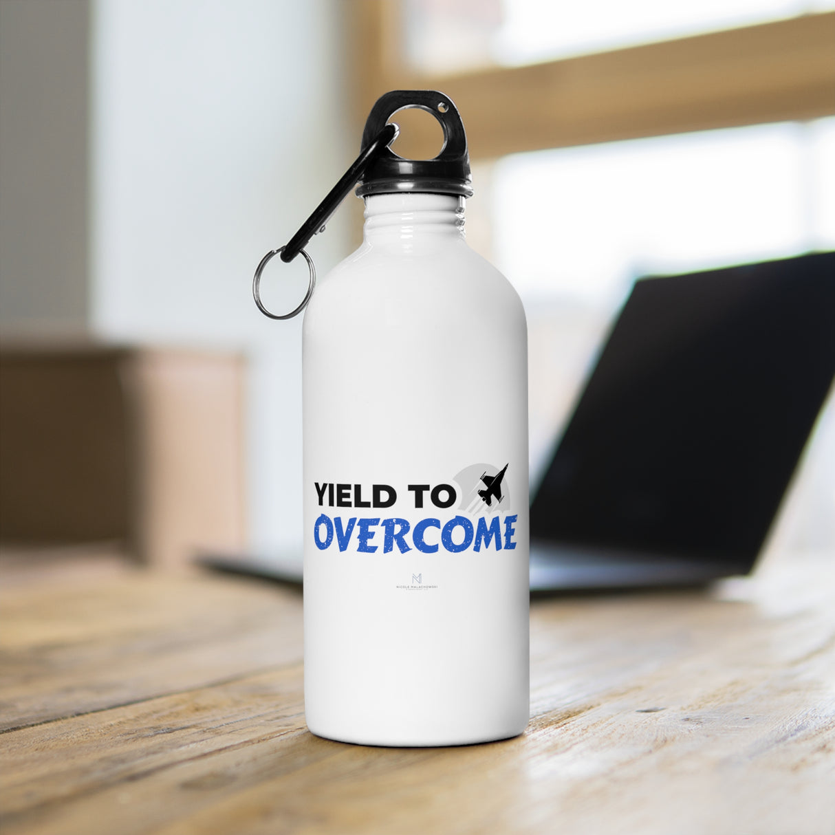 "Yield to Overcome" II Stainless Steel Water Bottle