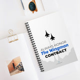 "The Wingman Contract" Spiral Notebook