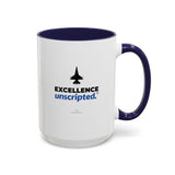 "Excellence Unscripted" 15oz Accent Coffee Mug