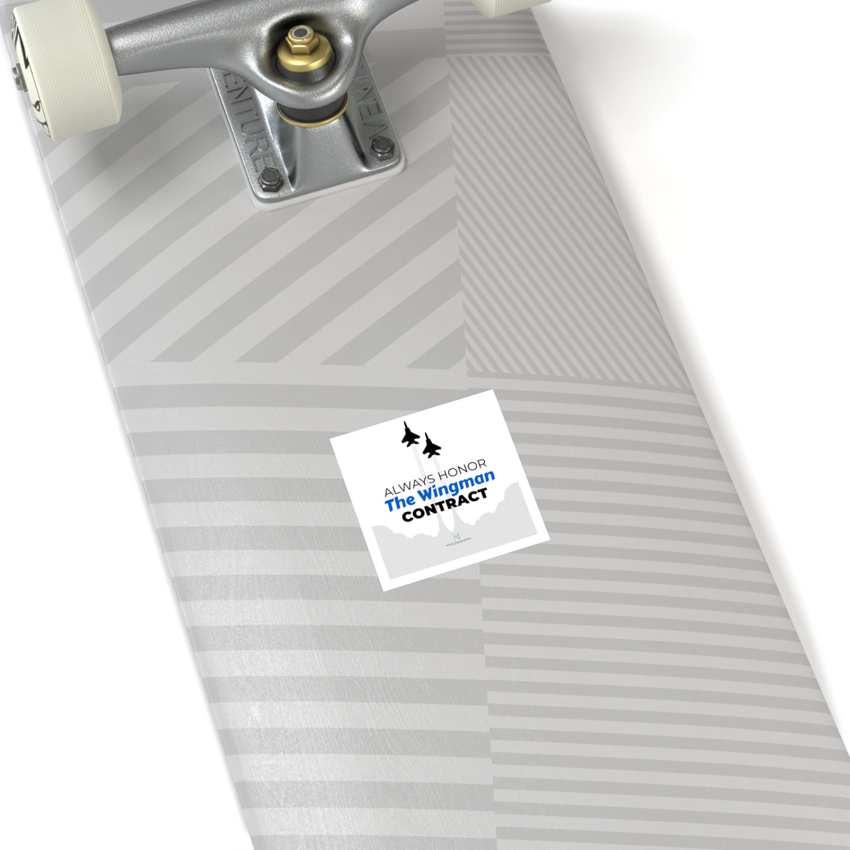 "Wingman Contract" Square Stickers, Indoor/Outdoor
