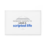 "Scripted Life" Button Magnet, Rectangle