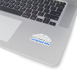 "Scripted Life" Kiss-Cut Sticker