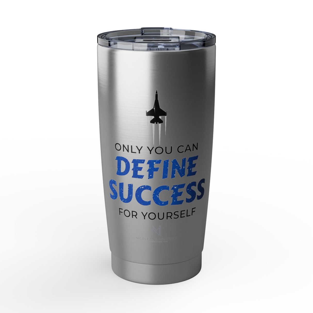 "Define Success" 20oz Silver Tumbler