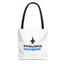 "Excellence Unscripted" Reusable Shopping Tote Bag