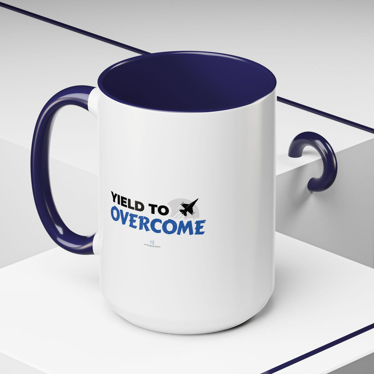 "Yield To Overcome" 15oz Accent Coffee Mug