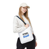 "Steel Sharpens Steel" Reusable Shopping Tote Bag