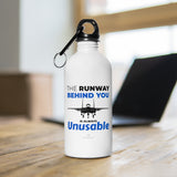 "Runway Behind You" II Stainless Steel Water Bottle