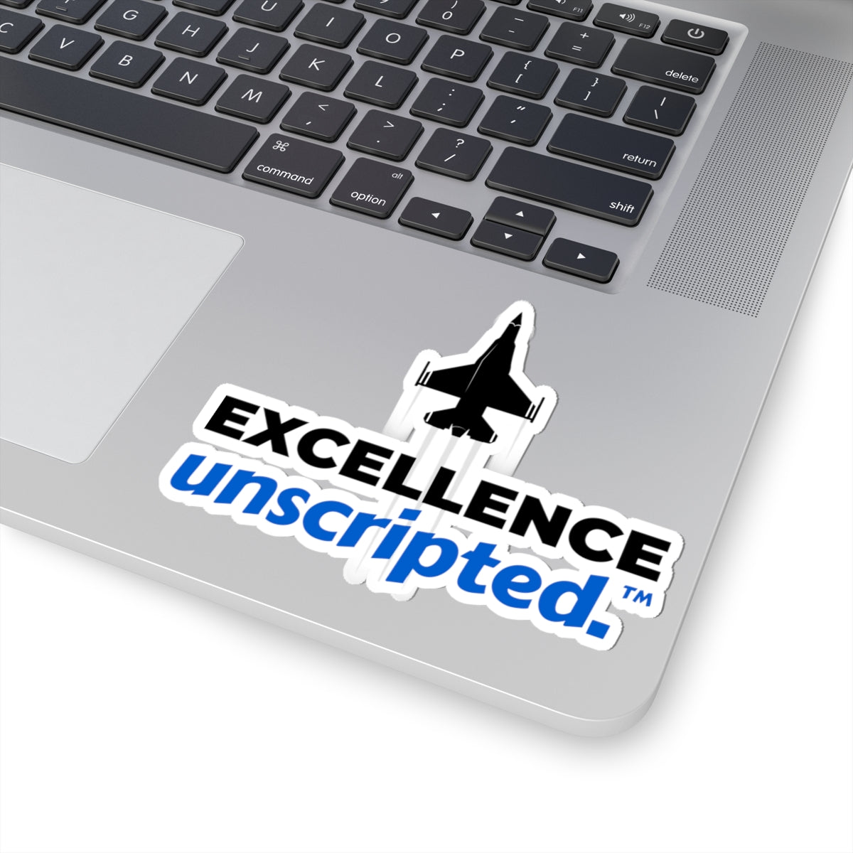 "Excellence Unscripted" Kiss-Cut Sticker