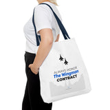"The Wingman Contract" Reusable Shopping Tote Bag