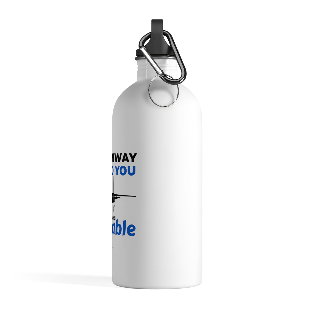 "Runway Behind You" II Stainless Steel Water Bottle